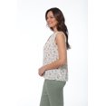 thumbnail image 4 of JAX Women's Printed Sleeveless Textured Top, 4 of 5