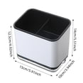 thumbnail image 2 of Drain Rack Kitchen Drying Organizer for Cutlery and Double Layer Removable Holder - Efficient Space Saving Rack for Kitchen Storage and Utensils, 2 of 6