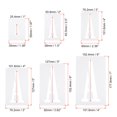 thumbnail image 2 of Unique Bargains 5 Inch Letter Number Stencils 3.6' Width Reusable Alphabet Numbers Templates Set with Ring, White 36 Pack, 2 of 6