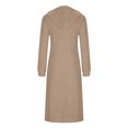 thumbnail image 4 of LOVZFMLL Vestes pour Femmes Décontractées Unies à Manches Longues avec Poche Zippée Sweat à Capuche, 4 of 5