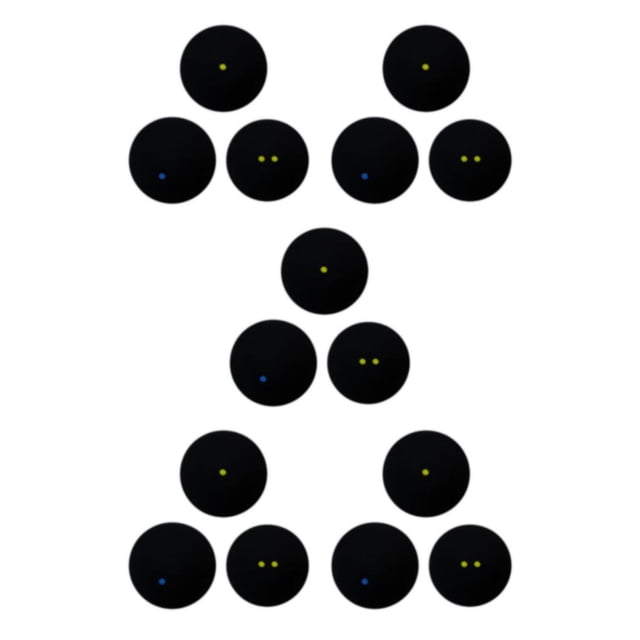 Transemion Multiple Models Available - Mixed Pack Squash Balls Tube Packing Blue Dot Training Squash Balls blue dot + single 5Set
