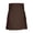 ☪094-Brown, variant on Nuoqisi Men's Standard Utility Kilt, Modern Scottish Kilt for Everyday Wear, with Adjustable Hip Straps & Cargo Pockets