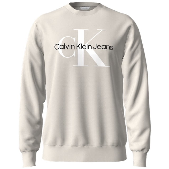 Calvin Klein Chandail à Col Rond pour Hommes avec Monogramme - 40GC200 (Moonbean 101, 2TG)