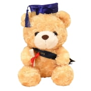 for with Toy and Graduation Season Commemorative Gift Wearing Hat Teddy Bear Doll Plush Teddy Bear Graduation Bear Doll Single Bear