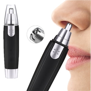 Vente d'autorisation ! Gspmoly Homme Kit de rasage, Nez de cheveux et de cheveux d'oreille pour femmes Hommes Acier inoxydable Tête de démaquillant de cheveux Mute efficace Batterie Easy Electric Shaver pour hommes