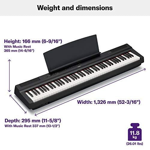 mimo様　　Yamaha デジタルピアノ P-125 Yamaha P-125 Digital Piano - Black - Walmart.ca