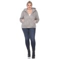 thumbnail image 4 of White Mark Women's Hooded Sherpa Jacket, 4 of 6