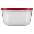 thumbnail image 2 of Rubbermaid EasyFindLids Contenant de Rangement pour Aliments, 3,3 L (14 Tasses), Rouge Coureur, Lot de 1, 2 of 6