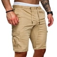 thumbnail image 1 of DPTALR Men's Plus Size Cargo Shorts Multi-Pockets Relaxed Summer Beach Shorts Pants, 1 of 7