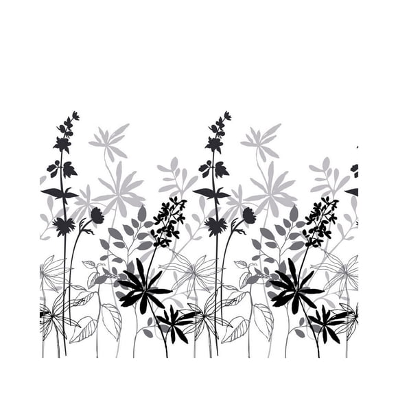 Mainstays Tranquil Leaf Fabric 70`` x 72`` Shower Curtain