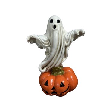 B Halloween Ghost Ornaments Decor For Home Party Festival Tabletop Decoration Spooky Fun Decor Creative Design Safe For Kids Indoor Use Decorative Piece For Halloween