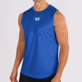 thumbnail image 1 of Styesk Tank Tops Men Fashionable Men's Round-neck Solid Color Mesh Drying Sleeveless, 1 of 6