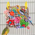 thumbnail image 2 of Milaget Bird Foraging Wall Toy, Woven Climbing Hammock Mat with Colorful Chewing Toy for, 2 of 9