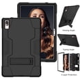 thumbnail image 3 of Mignova for Lenovo Tab P11 Pro Tablet Case , Heavy-Duty Drop-Proof and Shock-Resistant Rugged Hybrid Protective case(with Stand) for Lenovo Tab P11 Pro 11.5 inch (Model:TB-J706F/J706L)(Black/Black), 3 of 6