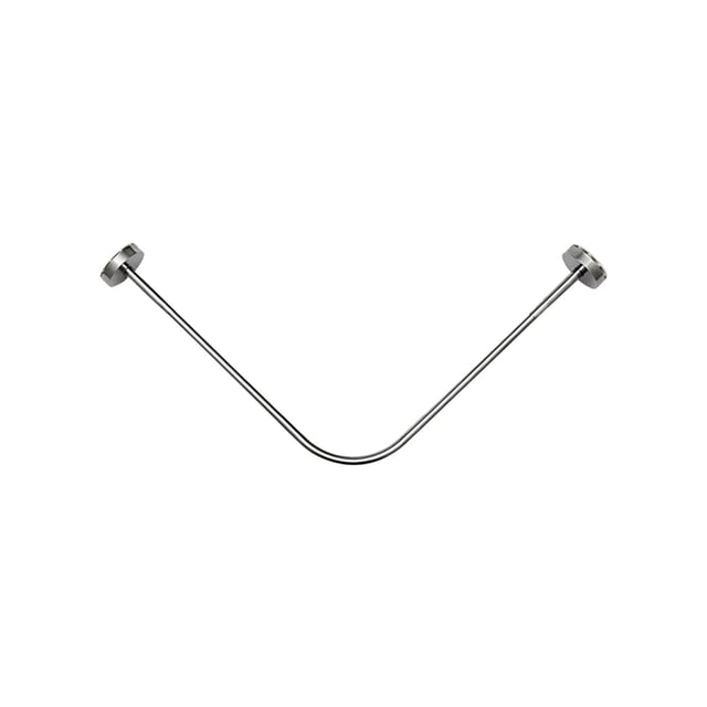 Tringle de Douche Courbée pour Salle de Bain, Antirouille, Réglable, Tringle de Rideau de Douche Courbée Télescopique, Tringle de Douche Courbée pour Buanderie, Magasin de Vêtements, Maison 70cm-95cm