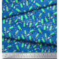thumbnail image 2 of Soimoi Polyester Crepe Fabric Heart & Lighter Men Print Fabric by Yard 52 Inch Wide, 2 of 3