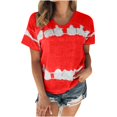 thumbnail image 2 of Wolfast T-Shirts pour Femmes Mode Femmes Mode T-Shirt Imprimé Manches Courtes Blouse Col Rond Hauts Décontractés Manches Courtes Blouses pour Femmes, 2 of 9