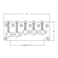 thumbnail image 3 of 5 Saddles Bridge Screw Wrench for 5 String Electric Instruement Accs 5-String Electric Bass Replacement Silver, 3 of 7