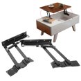 thumbnail image 3 of Adjustable Heavy Duty Lift Up Hydraulic Hinge, 2PCS Top Lifting Frame, For Home Mechanism Hardware Furniture Lifting Tool Coffee Table, 3 of 8