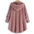 thumbnail image 4 of LSLJS Womens Oversized Hoodies Sweatshirts Fuzzy Fleece Pullover Outerwear Loose Cardigan Wool Coat Winter Jacket, 4 of 7