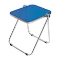 thumbnail image 1 of GROWTH TANK Small Foldable TV Tray Table Coffee Table Living Room Dinner Table Folding Snack Table for Dormitory Yard Apartment Blue, 1 of 9
