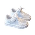 thumbnail image 1 of B91xZ Chaussures pour Garçons Lacets Chaussures de Course Athlétiques, Blanc 13.5, 1 of 5