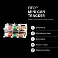thumbnail image 2 of FIFO Countertop Mini Can Tracker Holds 30 10-24 Ounce Can Sizes, USA Made, 2 of 9