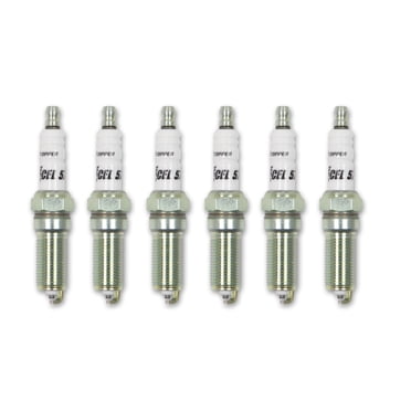 ACCEL Ignition 578-6 Spark Plug HP With Resistor; Copper; Standard; Stock Heat; Set of 6