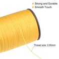 thumbnail image 4 of Unique Bargains Thin Waxed Thread 93 Yards 0.65mm Polyester String Cord for Machine Sewing Hand Quilting Weaving, Yellow, 4 of 5