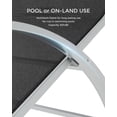 thumbnail image 4 of QinaQin Three-Piece Patio Lounge Chair Set, Outdoor Pool Lounge Chairs with Backrests - All-Weather Rattan Sun Loungers, with Side Table and Cup Holder, for Poolside, Beach, Patio, and Balcony, 4 of 7