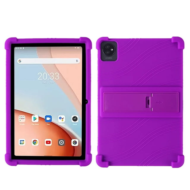 Case For Blackview Tab 70 Wifi 10.1 inch Tablet Safe Shockproof Silicone Stand Cover Purple