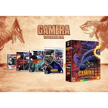Gamera - l'Ère du Showa - Coffret de 4 Disques ( Daikaij Gamera / Gamera Vs. Barugon / Daikaij Kchsen: Gamera tai Gyaosu / Gamera tai uchu Kaij Bairasu / G [ Blu-Ray, Reg.A/B/C Import - Royaume-Uni ]