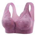 thumbnail image 1 of Timegard Womens Front Closure Bras No Underwire Full Coverage High Support Comfortable Seniors Bralette, 1 of 2