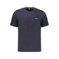thumbnail image 1 of Hugo Boss T-Shirt pour Homme en Coton Bleu, 1 of 2