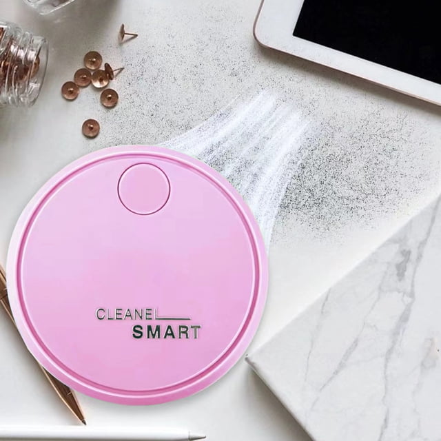 XYAIYT Mini Desktop Vacuum Cleaner with USB Charging,360 Degree Rotating Design,High Suction Power for Keyboard,Home,School Office Cleaning Needs,Portable and Energy Efficient(Pink)