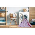 thumbnail image 2 of Ahgly Tapis Rectangulaire Lavable en Machine Orchidée Violet, 6 Pieds x 9 Pieds, 2 of 7