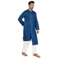thumbnail image 2 of Atasi Kurta Pyjama Indien Ensemble 2 Pcs pour Hommes Tenue de Fête Robe Traditionnelle Tenue Ethnique, 2 of 7