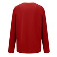 thumbnail image 5 of Chandails à Capuchon de Mode pour Femmes 2023 Oversize Texte Drôle Lettre Imprimée Col Rond Manches Longues Chandail en Molleton Ample Chandail Blouse 50 % de Rabais Liquidation Costumes Halloween/noël, 5 of 5