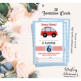 thumbnail image 5 of Darling Souvenir White Birthday Invitation Card 28 Pcs Fill or Write In Blank Invites Printable Party Supplies 5 x 7 Inches, 5 of 5