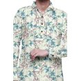 thumbnail image 4 of Atasi Kurta Pathani Classique à Col pour Garçons Chemise en Rayonne à Poche avant, 4 of 5
