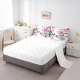thumbnail image 3 of YST Japanese-Style Comforter Set Cherry Blossoms 7pcs Bed in a Bag, Full Size, 3 of 5