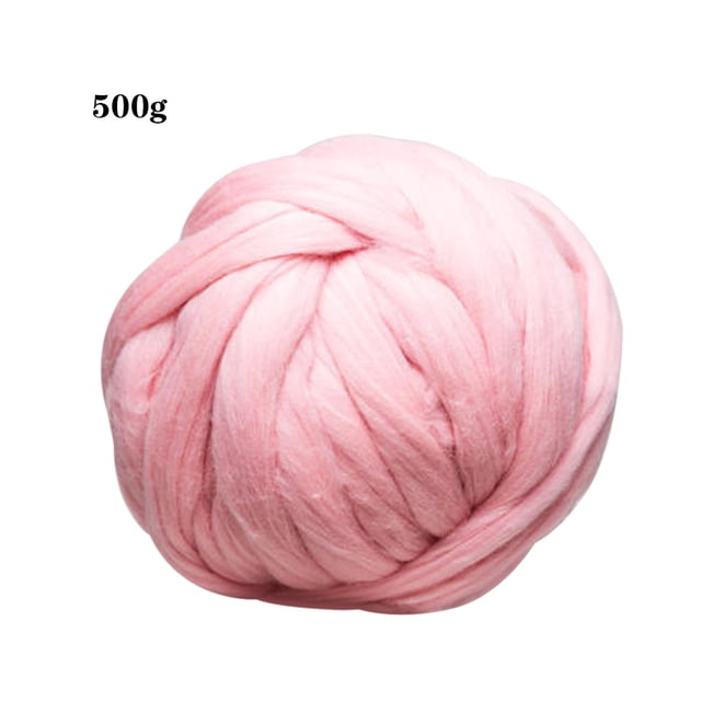 Hand Arm Knitting Blanket Thick DIY Chunky Yarn Roving Knitted Blanket Bulky Yarn Winter Warm