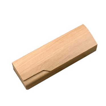 SHISUYAN Wood Grain Cloth Eyewear Sunglasses Eye Glasses Case Box Portable Spectacles Holder Organizer (Yellow)