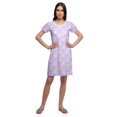 thumbnail image 2 of Moomaya Chemise de Nuit d'Allaitement à Boutons pour Femmes Imprimée, 2 of 5