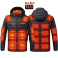 thumbnail image 1 of Yusimy Veste Zippée en Molleton pour Homme, Couleur Unie, Col Montant, Manches Longues, Style Décontracté et Confortable, 1 of 7