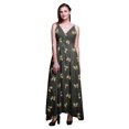 thumbnail image 1 of Bimba Robe Longue Maxi Imprimée Papillon pour Femmes, Tenue d'Été, Très Grande Taille, 1 of 6