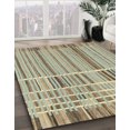 thumbnail image 2 of Ahgly Company Tapis d'Intérieur Rectangle Abstrait Brun Abstrait, 2' x 4', 2 of 6
