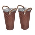 thumbnail image 4 of Minkissy 2Pcs Metal Flower Planter Iron Flower Barrel Coffee Home Decoration Adults, 4 of 7
