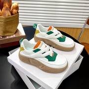 Sneakers Sport Shoes Breathable Women's Casual Shoes Fitness Road Running Shoe for Jogging Biking Green 38