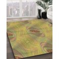 thumbnail image 3 of Ahgly Tapis Rectangulaire Lavable en Machine Intérieur Transitionnel Marron Clair, 6 Pieds x 9 Pieds, 3 of 7